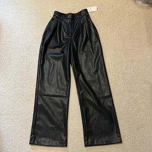 Abercrombie curvelove vegan leather panta